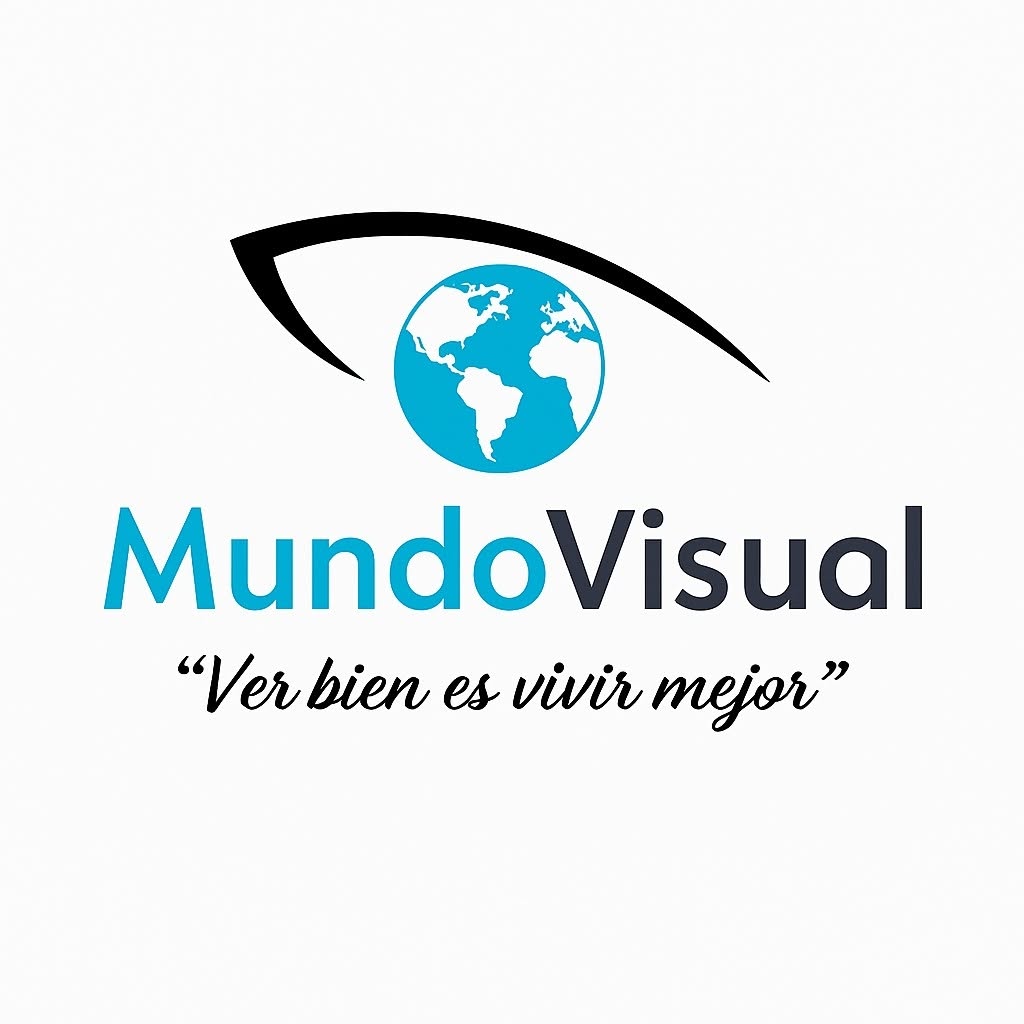 Logotipo de Óptica Mundo Visual